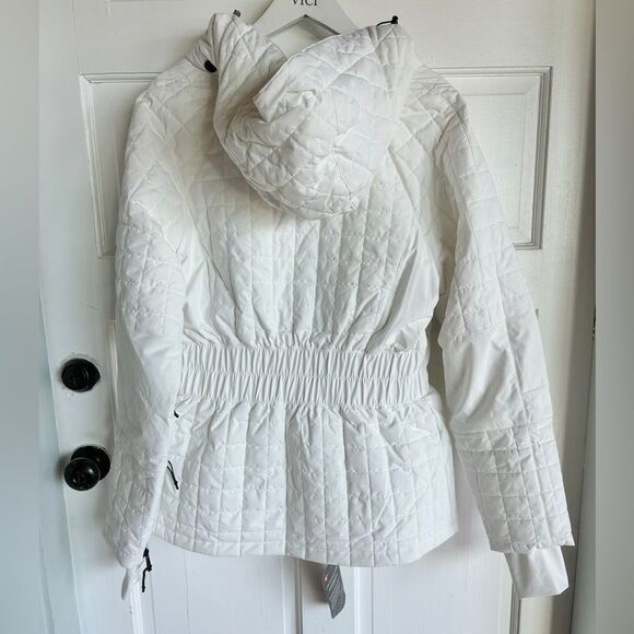 Nwt free people movement All Prepped Ski Jacket white black - Picture 5 of 8